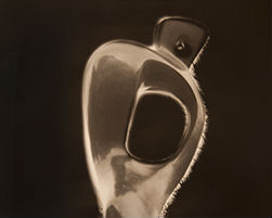 top section of Henry Moore's sculpture Large Interior Form-juman created art object